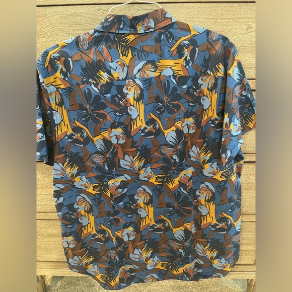 BONOBOS Athletic Fit Short Sleeve Button-Up Shirt Size Large - Picture 3 of 3